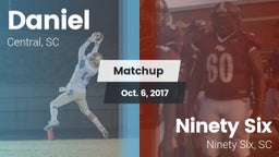 Matchup: Daniel vs. Ninety Six  2017