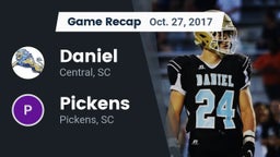 Recap: Daniel  vs. Pickens  2017