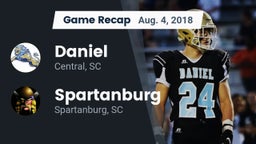 Recap: Daniel  vs. Spartanburg  2018