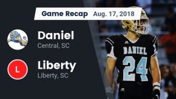 Recap: Daniel  vs. Liberty  2018