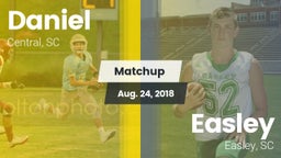 Matchup: Daniel vs. Easley  2018