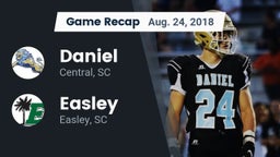 Recap: Daniel  vs. Easley  2018