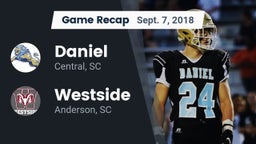 Recap: Daniel  vs. Westside  2018