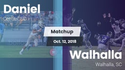 Matchup: Daniel vs. Walhalla  2018