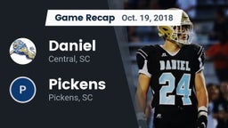 Recap: Daniel  vs. Pickens  2018