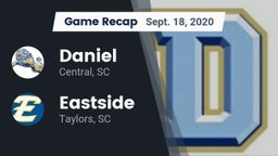 Recap: Daniel  vs. Eastside  2020