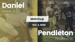 Matchup: Daniel vs. Pendleton  2020