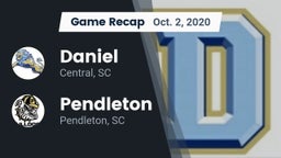 Recap: Daniel  vs. Pendleton  2020