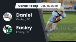 Recap: Daniel  vs. Easley  2020
