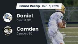 Recap: Daniel  vs. Camden  2020