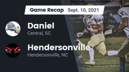 Recap: Daniel  vs. Hendersonville  2021