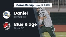 Recap: Daniel  vs. Blue Ridge  2023