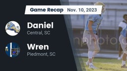 Recap: Daniel  vs. Wren  2023
