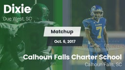 Matchup: Dixie vs. Calhoun Falls Charter School 2017