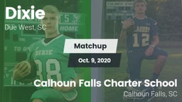 Matchup: Dixie vs. Calhoun Falls Charter School 2020