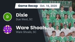 Recap: Dixie  vs. Ware Shoals  2020