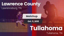 Matchup: Lawrence County vs. Tullahoma  2018