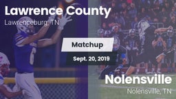 Matchup: Lawrence County vs. Nolensville  2019