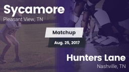 Matchup: Sycamore vs. Hunters Lane  2016