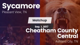 Matchup: Sycamore vs. Cheatham County Central  2017