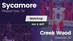 Matchup: Sycamore vs. Creek Wood  2017