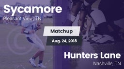 Matchup: Sycamore vs. Hunters Lane  2018