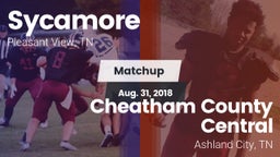 Matchup: Sycamore vs. Cheatham County Central  2018