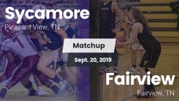 Matchup: Sycamore vs. Fairview  2019