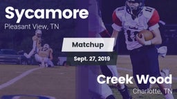 Matchup: Sycamore vs. Creek Wood  2019