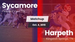 Matchup: Sycamore vs. Harpeth  2019