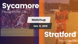 Matchup: Sycamore vs. Stratford  2019