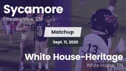 Matchup: Sycamore vs. White House-Heritage  2020