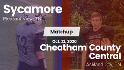 Matchup: Sycamore vs. Cheatham County Central  2020