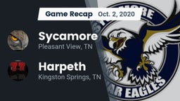 Recap: Sycamore  vs. Harpeth  2020