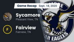 Recap: Sycamore  vs. Fairview  2020