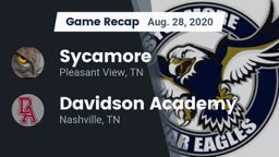 Recap: Sycamore  vs. Davidson Academy  2020