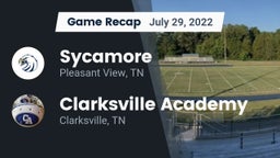 Recap: Sycamore  vs. Clarksville Academy 2022