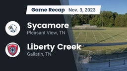Recap: Sycamore  vs. Liberty Creek  2023
