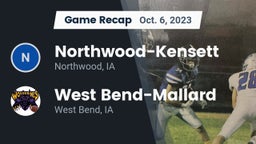 Recap: Northwood-Kensett  vs. West Bend-Mallard  2023