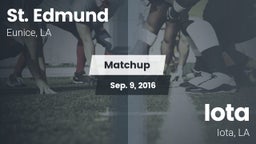 Matchup: St. Edmund vs. Iota  2016