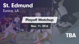Matchup: St. Edmund vs. TBA 2016