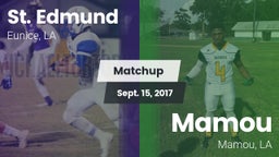 Matchup: St. Edmund vs. Mamou  2016
