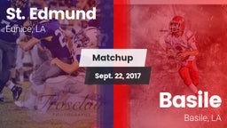 Matchup: St. Edmund vs. Basile  2017