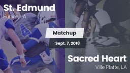Matchup: St. Edmund vs. Sacred Heart  2018