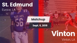 Matchup: St. Edmund vs. Vinton  2019