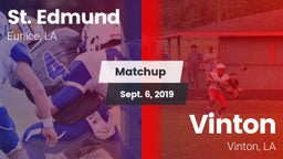 Matchup: St. Edmund vs. Vinton  2019