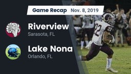 Recap: Riverview  vs. Lake Nona  2019