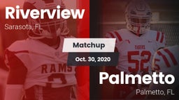 Matchup: Riverview vs. Palmetto  2020