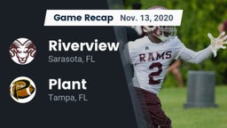Recap: Riverview  vs. Plant  2020
