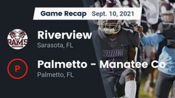 Recap: Riverview  vs. Palmetto  - Manatee Co 2021